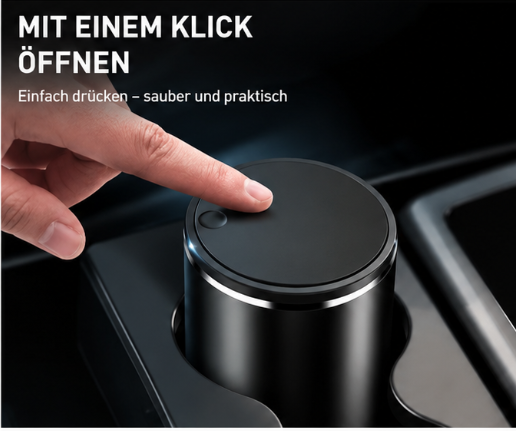 Automülleimer mit Deckel auslaufsicher