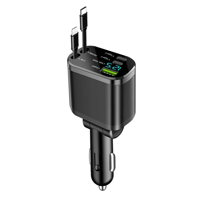 🚗 VELOQO ChargeHub 66W – 5-in-1 Auto-Ladegerät