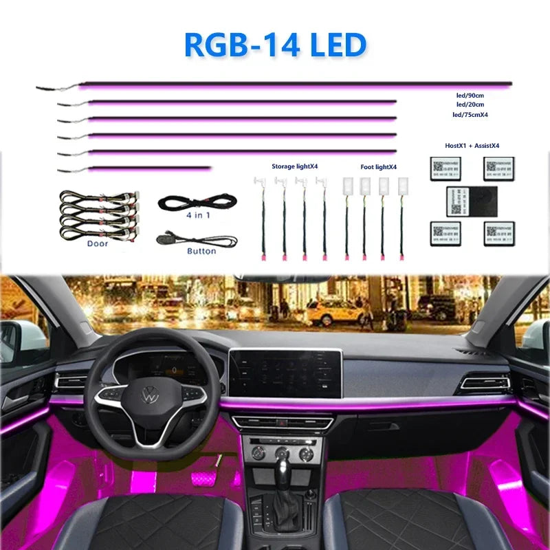 VELOQO AmbientGlow – RGB-Ambientebeleuchtung fürs Auto